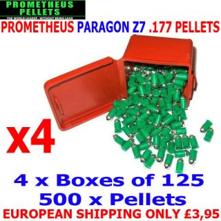   PARAGON Z7 .177 Airgun Pellets 4(boxes)x125pc​s «