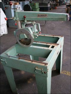 dewalt radial arm saws in Business & Industrial