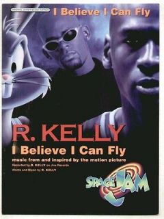   1996 I Believe I Can Fly MICHAEL JORDAN/R Kelly Vintage Sheet Music
