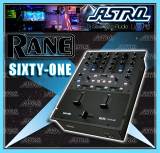 Rane Sixty One 2 Channel DJ Mixer for Serato Scratch Live