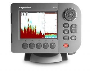 RAYMARINE A50D Fish / Depth FINDER GPS SONAR / CHARTPLOTTER w/ US 
