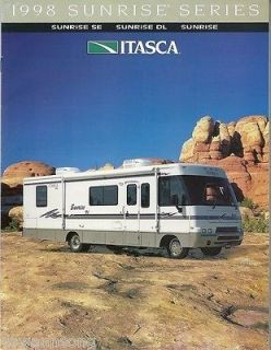   Sunrise Itasca by Winnebago RV Brochure Motorhome Recreational Vehicle
