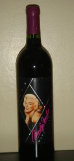   1988 Marilyn Monroe Merlot Full French Red Wine 750ML 4th Vintage Mint