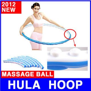 Sports MASSAGE hula hoop 1.6LB weighted exercise fitness diet workout 