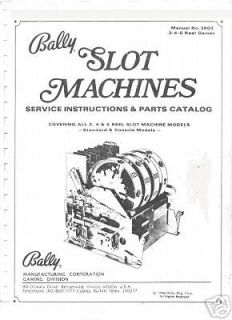 slot machine manuals in Manuals & Guides