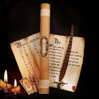 Harry Potter / Hogwarts style Spellwriting Quill pen BOXED