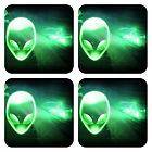Alienware Alien Game Gaming System Drinks Bar Coaster Mat 4 pcs 53