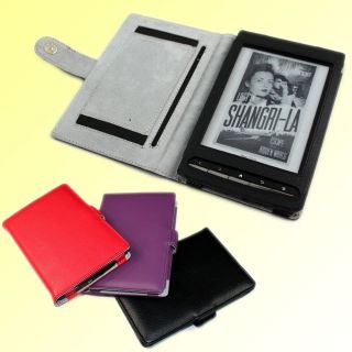 Folio Case Cover with Hand Strap for Sony PRS T1 WiFi eReader E77