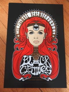 BLACK CROWES truth & salvage company fillmore CONCERT POSTER 13 x 19