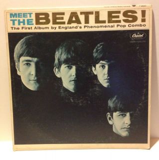 MEET THE BEATLES LP Record Album 1964 Capitol T 2047 mono