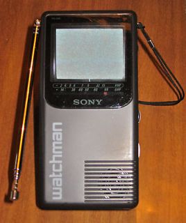 Sony 1993 Watchman Black Refurbish Serial #B556095 Owner Record Parts 