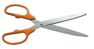 36 Orange/Silver Ceremonial Ribbon Cutting Scissors for Grand Opening