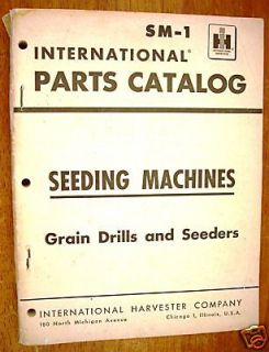 International Seeding Machines   Parts Catalog