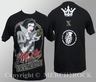 Authentic MAFIOSO CLOTHING Snow White Grenade Black T Shirt S M L XL 