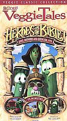 VeggieTales Heroes of the Bible VHS Clamshell TRILOGY   Pickle 