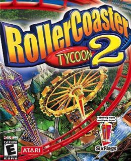 Roller Coaster Tycoon 2 CD  Windows XP +Vista/7 (32 bit) Ages 12+ PC 