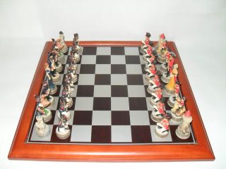 SAC Hand Decorated Economy Range Battle of Waterloo spare chess pieces