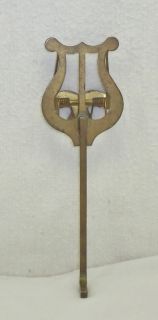 Vintage AP&M Brass Music Note Instrument Marching Band Lyre Sheet 