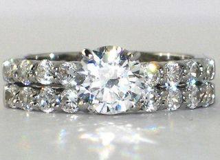    Engagement/Wedding Ring Sets  CZ, Moissanite & Simulated