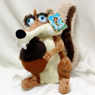  ICE AGE 3 SCRATTE SQUIRREL STUFFED PLUSH TOY DOLL 10 BRAND NEW