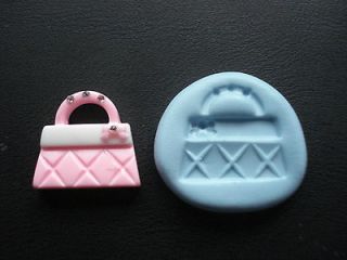 Handbag Silicone Mould for Sugarcraft, Cupcake Toppers, Jewellery 