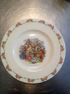 ROYAL DOULTON China BUNNYKINS pattern Salad Plate RING AROUND THE 