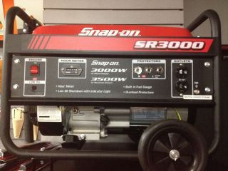 Snap on® 3000W/3500W GAS GENERATOR CARB 6.5HP NEW!