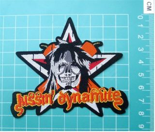 Kissin Dynamite Logo Rock Music Vedio Artists Jacket Cloth Vest Iron 