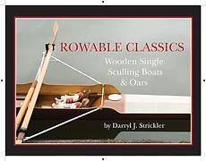 Rowable Classics Wooden Single Sculling Boats and Oars