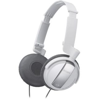 SONY NOISE CANCELING HEADPHONES WHITE 30 20K Hz AIR ADAPTER POUCH NEW 