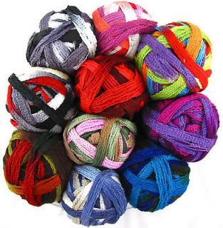  Premier Fishnet Ruffle Net Knitting Yarn Variety Of Colors New