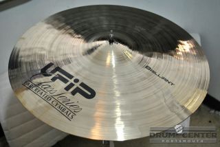 UFIP Class Brilliant Ride Cymbal 20   2196 grams VIDEO DEMO