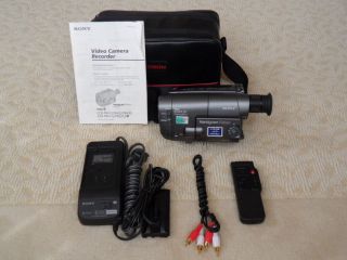 Sony CCD TRV22 Video8 8mm Camcorder/Tape Player. TAPE PLAYBACK WORKS 
