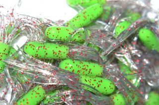 PRO CRAPPIE TUBES 1.5 IN 50 PK LURE JIG GRUB JIG #15