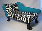 Leopard print chaise lounge