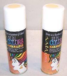 CANS BLONDE COLOR HAIR SPRAY new spraying on novelty painting can 