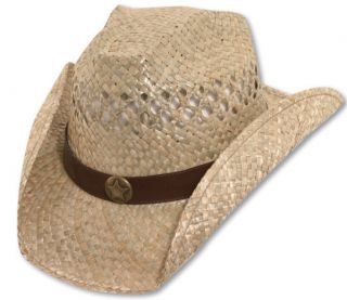  Western Cowboy Straw Hat Star Concho Be a HALLOWEEN Country Star