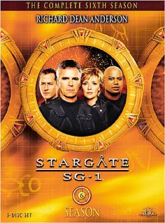 Stargate SG 1   Season 6 Giftset DVD, 2009, 5 Disc Set, Repackaged 