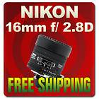 Nikon Fisheye Nikkor AF Nikkor 16mm f 2.8D 16 mm F 2.8 AF Lens