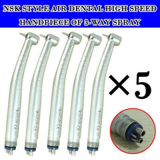 pcs NSKStyle air Dental High speed handpiece of 4 way spray