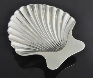 Estate Vintage Tiffany & Co Sterling Silver Seashell Nut Candy Mint 