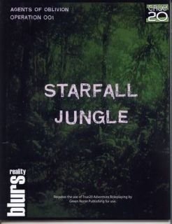 True 20 RPG Agents of Oblivion Starfall Jungle SC MINT
