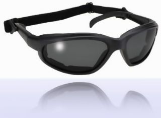   Lens Sunglasses Black Floating Padded Frame + Free Case/ Strap