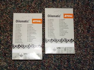 Newly listed 2 STIHL Chainsaw CHAINS 25 RSC 3/8 .050 84 drive links 