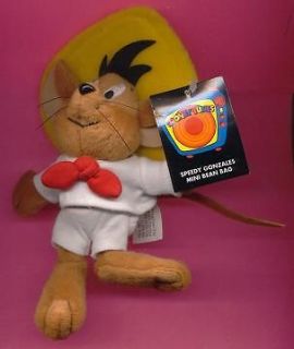 Speedy Gonzales beanbag toy plush stuffed doll Warner Looney Tunes new 