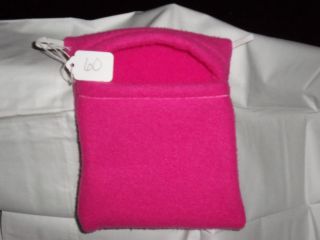Sugar Glider Cage Pouch Bag Rodent hanging loops Sleeping HOT PINK #60
