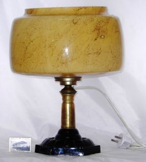Antique Swedish Table Brass Lamp/Light +Vintage Retro USSR/Soviet 