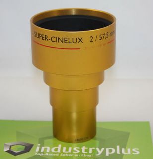   Super CINELUX 2 / 57 5mm f2 MC LENS Projection Movie 35mm projector