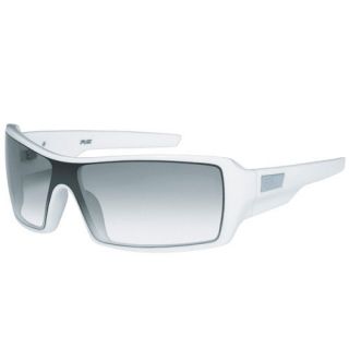New Fox The Duncan Sunglasses   Polished White/ Black Gradient Lens