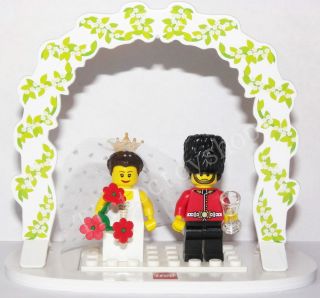 LEGO BRIDE & GROOM ARMY SOLDIER WEDDING MINIFIGURE CAKE TOPPER TABLE 